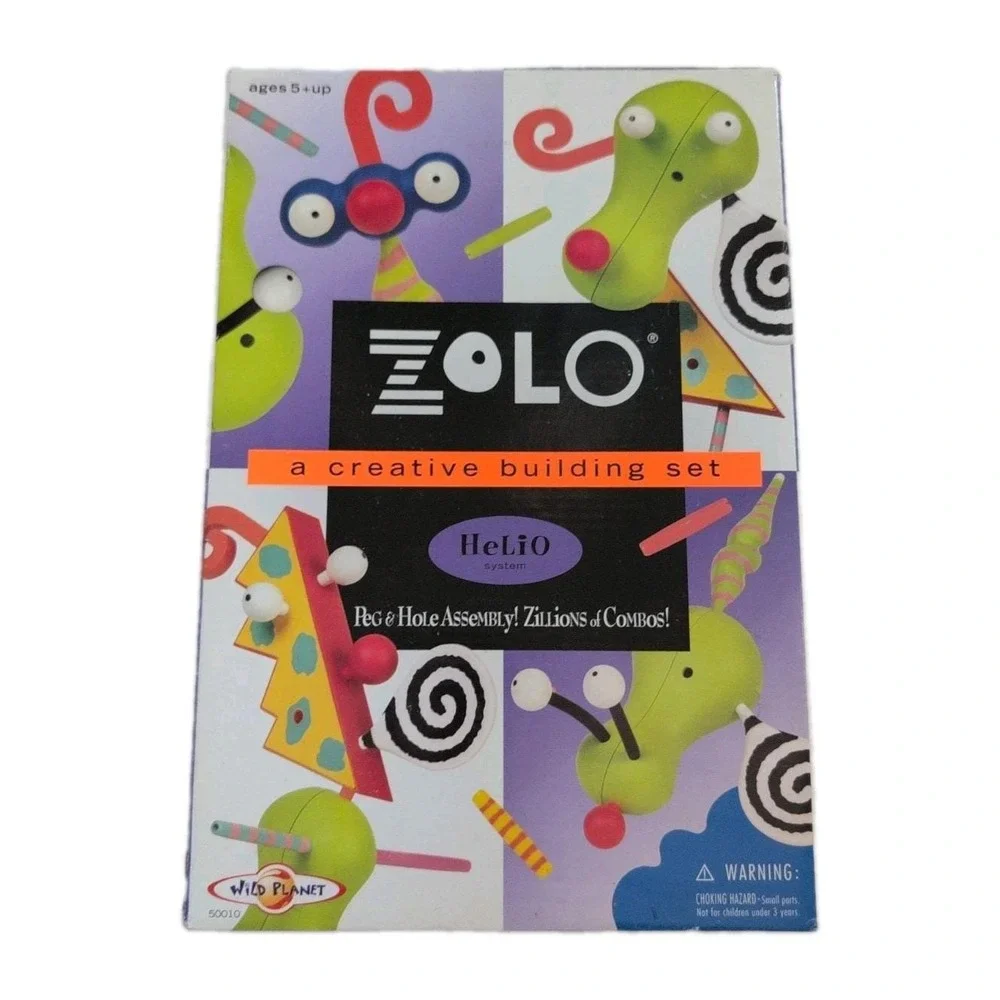 ZOLO A Creative Building Set by Wild Planet 1996 21 Pc Set - New